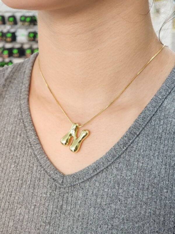 Bubble Letter Necklace - Image 3