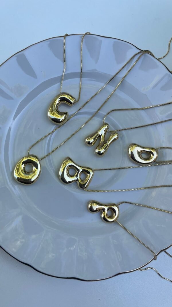 Bubble Letter Necklace