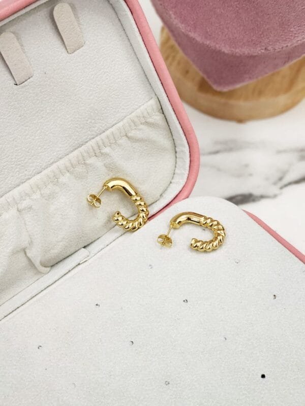 Intertwined Semi Hoop